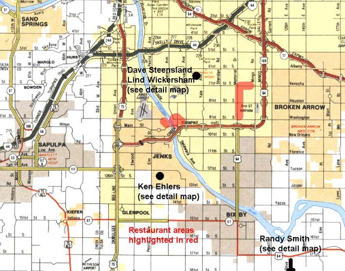 Tulsa Overview Map